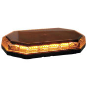 Buyers 8891060 LED Rectangular Amber Mini Lightbar 10-30VDC, Magnetic 56 LEDs