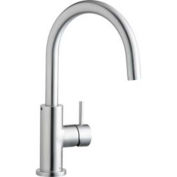 Elkay Allure Kitchen Faucet, Satin Stainless Steel, Single Lever Handle, LK7921SSS