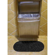 Wizkid Antimicrobial Sink/Hand Towel, Black, 12 Mats/Box