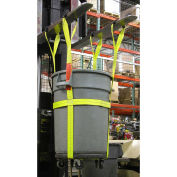 Lift-All TBS32 32 Gallon, 1000 Lb. Capacity, Plastic Trash Barrel Sling