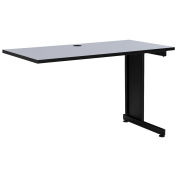 Global Industrial Right Handed Return Table, 48", Cherry
