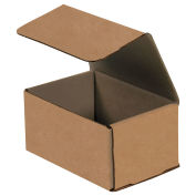 6"x4"x3" Kraft Corrugated Mailers, 200#/ECT-32-B - Pkg Qty 50