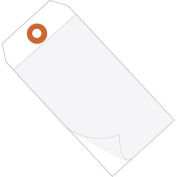 4-3/4"x2-3/8" Self Laminating Tags, White, 100 Pack