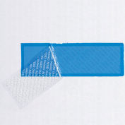3.9 Mil Security Strips on a Roll, 2"x5-3/4", Blue, 330 Strips per Roll