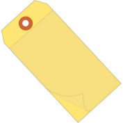 4-3/4"x2-3/8" Self Laminating Tags, Yellow, 100 Pack