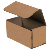 6"x3"x3" Kraft Corrugated Mailers, 200#/ECT-32-B - Pkg Qty 50
