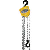 OZ Lifting Manual Chain Hoist With Std. Overload Protection 20' Lift, 1 Ton Cap.