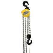 OZ Lifting Manual Chain Hoist With Std. Overload Protection 10' Lift, 5 Ton Cap.