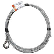 OZ Lifting 3/16" Galvanized Cable Assembly for use with COMPOZITE Davit Crane