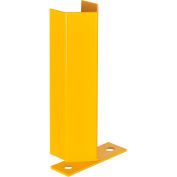 12"H Pallet Rack Frame Guard with Hardware - Yellow