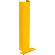 18"H Pallet Rack Frame Guard with Hardware - Yellow