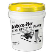 Latex-ite® 5040  5 Gal. Line Striping Paint, Lead-Free, Fast Dry, Yellow, 1 Each