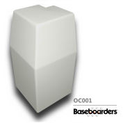 Baseboarders® Outside 90° Corner For Premium