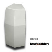 Baseboarders® Outside 135° Corner For Premium Bay Window