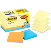 Post-it Pop-up Notes Bonus Pk Pop-Up Refills 3x3 R330144B, 3" x 3", Yellow, 100 Sheets, 18/Pk
