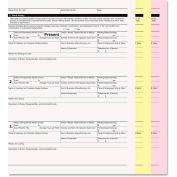 PM Company Digital Carbonless Paper 59105, 8-1/2" x 11", Pink/Canary/White, 2505/Carton