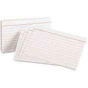 Oxford Rule Index Cards 31, 3" x 5", White, 100/Pack