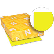 Neenah Paper Astrobrights Colored Paper 21011, 8-1/2" x 11", Lift-Off Lemon™, 500 Sheets/Ream