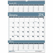 House of Doolittle Recycled Bar Harbor Three-Months-per-Page Wall Calendar, 12 x 17, 2023-2025