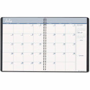 House of Doolittle Academic Ruled Monthly Planner, 14-Month July-August, 11 x 8.5, Black, 2023-2024