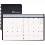 House of Doolittle Recycled Ruled Monthly Planner, 14-Month Dec.-Jan., 11 x 8.5, Black, 2023-2025