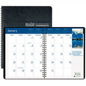 House of Doolittle Recycled Earthscapes Full-Color Monthly Planner, 11 x 8.5, Black, 2023-2025