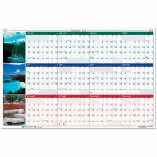 House of Doolittle Recycled Earthscapes Nature Scene Reversible Yearly Wall Calendar, 24 x 37, 2024