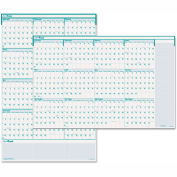 House of Doolittle Recycled Express Track Reversible/Erasable Yearly Wall Calendar, 24 x 37, 2024