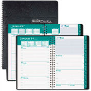 House of Doolittle Recycled Express Track Weekly/Monthly Appointment Book, Black, 2024-2025
