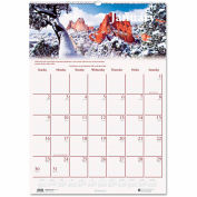 House of Doolittle Recycled Scenic Beauty Monthly Wall Calendar, 12 x 16.5, 2024