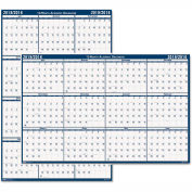 House of Doolittle Recycled Poster Style Reversible Academic Yearly Calendar, 24 x 37, 2023-2024