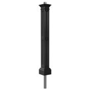 Mayne 5836-B, Liberty Lamp Post with Mount, 10"L x 10"W x 90"H, Black