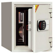 Wilson Safe Fire Data and Media Safe, Electronic Lock, 18-1/2"W x 16"D x 20-1/2"H, Gray