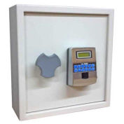 Wilson Safe Key Safe Cabinet, Electronic Lock, 9-1/2"W x 17"D x 22"H, Gray