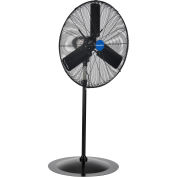 24" Diameter Outdoor Rated Oscillating Pedestal Fan, 3/10HP, 7700CFM