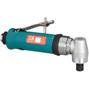 Dynabrade .7HP Right Angle Die Grinder, 18,000 RPM, Geared, Rear Exhaust, 1/4" & 6MM Collets
