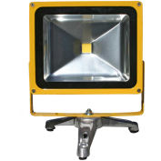Battery Powered Portable Hd Led Flood Light - 30W, Floor Stand