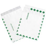 Tyvek Self-Seal Flat Envelopes, 9" x 12", End Opening, First Class, 100 Pack, TYF0912FC