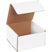7"x7"x4" White Corrugated Mailer