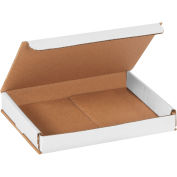 8"x6"x1" White Corrugated Mailer - Pkg Qty 50