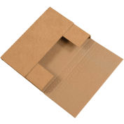 9-1/2"x6-1/2"x2" Kraft Easy-Fold Mailer - Pkg Qty 50