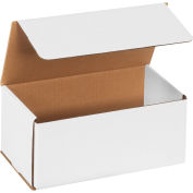 9"x5"x4" White Corrugated Mailer - Pkg Qty 50