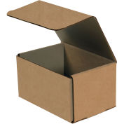 8"x6"x4" Kraft Corrugated Mailer - Pkg Qty 50