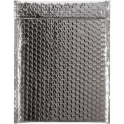 9"x11-1/2" Silver Glamour Bubble Mailer, 100 Pack