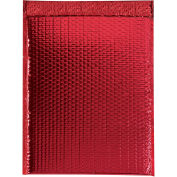 13"x17-1/2" Red Glamour Bubble Mailer, 100 Pack