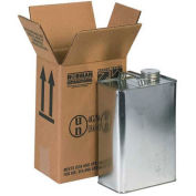 1 Gallon Can F-Style Hazmat Box, 6-3/4" x 4 5/16" x 10-3/8", 20 Pack