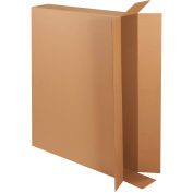 Side Loading Cardboard Corrugated Boxes, 44" x 6" x 35", Kraft