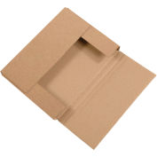 11 1/8"x8-5/8"x4" Kraft Easy-Fold Mailer