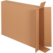 Side Loading Cardboard Corrugated Boxes, 28" x 5" x 38", Kraft - Pkg Qty 20