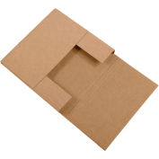 12-1/2"x12-1/2"x2-1/2" Kraft Easy-Fold Mailer - Pkg Qty 50